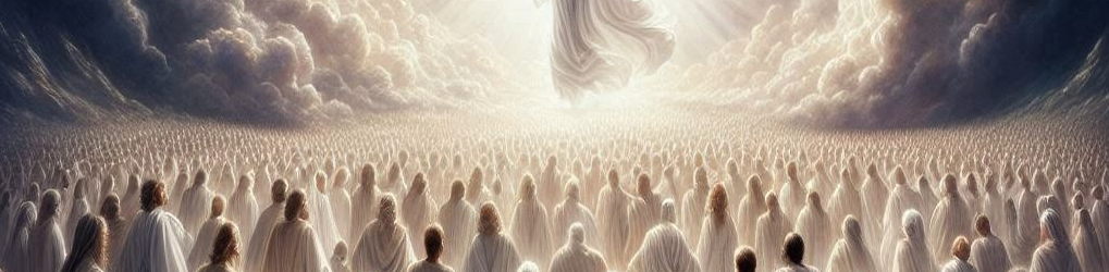Heavenly Host in White Robes.