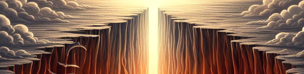 The great chasm between paradise (Abraham’s bosom) and hell represents an unbridgeable divide. In Luke 16:26, Jesus describes it as fixed, preventing any passage. Paradise offers comfort for the righteous, while hell signifies torment and separation. This chasm underscores the finality of our choices after death—eternal communion with God or eternal suffering. 