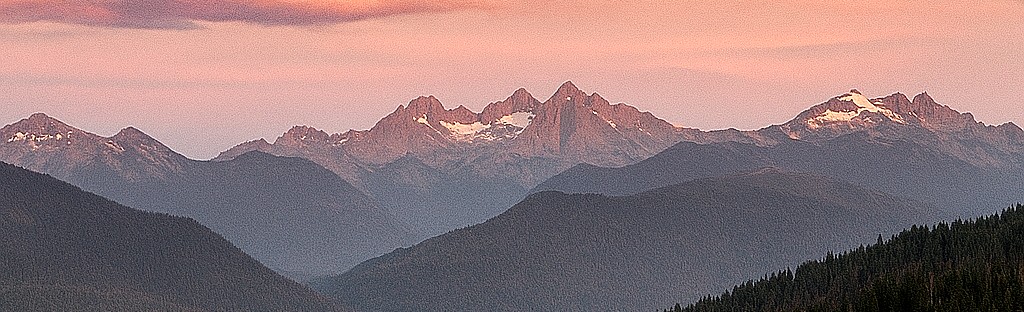 Peaceful mountain scene symbolizing heaven’s promise